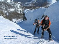 Salita con ciaspole al Resegone da Brumano in Valle Imagna il 28 febb. 09 - FOTOGALLERY